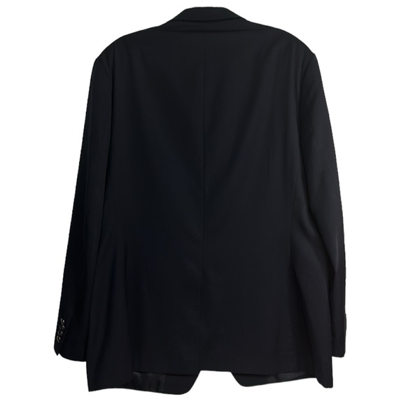 Michael Kors Wool Blend Men’s Black Suit Jacket Size 46L - Picture 2 of 9
